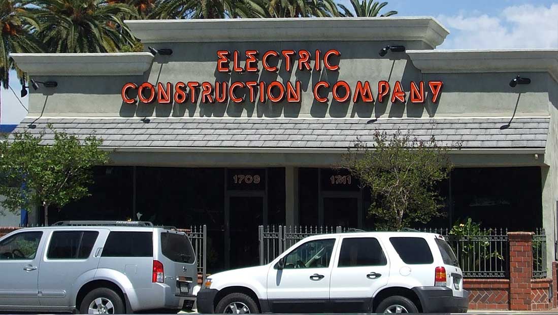 Electric Construction Company store front